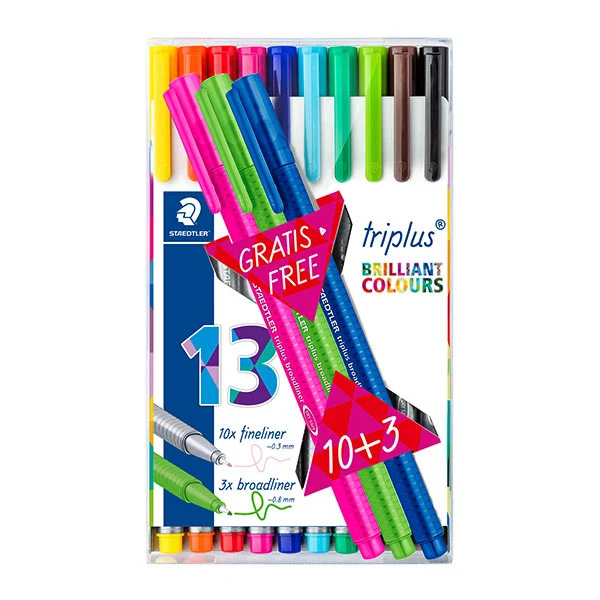 (3 PACKS) Staedtler 48 triplus fineliner saving